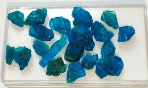 Natural African Apatite Untreated Unheated Blue Rough Loose Gemstone Lot P11 - Picture 1 of 25