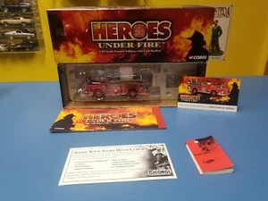 CORGI HEROES UNDER FIRE AMERICAN  LAFRANCE  700 OPEN CAB  WASHINGTON, DC  NEW - Picture 1 of 4