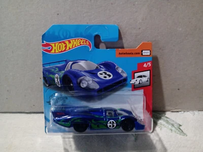 HOT WHEELS 1/64-PORSCHE 917 LH 1970 #3-PORSCHE SERIES 4/5-BLU-NUOVO - Immagine 1 di 4