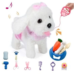 Electronic Dog, Interactive Plush Puppy, Walking, Barking, Tail-Wagging - Picture 1 of 7