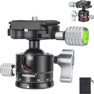 INNOREL C28 Low Profile Tripod Ball Head 360 Panoramic for DSLR Camera Tripod - Picture 1 of 7
