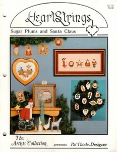 Cross Stitch Pattern Booklet: Sugar Plums and Santa Claus by Heartstrings - Picture 1 of 1