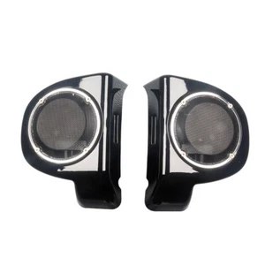 Speaker Pod Box Grills Lower Vented Fairing 6.5" For Harley Touring 2014-up - Picture 1 of 9