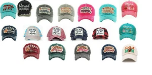 Mama Baseball Cap Damen Frauen Mütze Bear Proud Football Game Day or Blessed - Bild 1 von 4