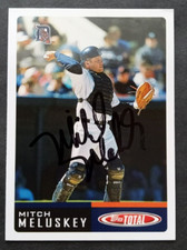 2002 Topps (Total) SIGNED: Mitch Meluskey, TIGERS #857