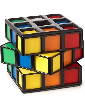 Rubiks Cage Platzieren Drehen Gewinnen 3 Gewinnt Original Cube Spiel Thinkfun - Bild 1 von 4