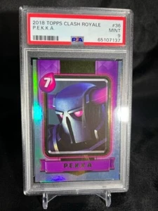 2018 Topps Clash Royale EPIC Card PEKKA P.E.K.K.A PSA 9 1st ever graded - Picture 1 of 2