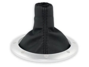 FÜR AUDI TT MK1 8N 1998-2006 SCHALTMANSCHETTE SCHALTSACK NATURLEDER NAHT SCHWARZ - Bild 1 von 4