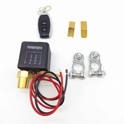 Interruptor de desconexión aislador de batería de automóvil relé corte de energía apagado para cámper SUV Foto 1 de 4