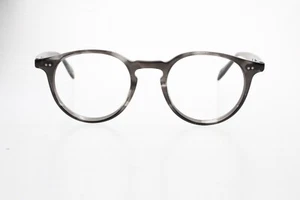SALT Gray Clear Tortoise Oval Handmade Glasses Japan Turtle 47 21 148 mm Keyhole - Picture 1 of 8