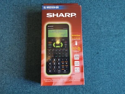 Sharp EL-W531 XH GR Taschenrechner Schulrechner Write View 4,7" Batteriebetrieb - Bild 1 von 4