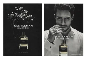 Publicité papier glacé - advertisiing paper - Gentleman de Givenchy recto verso - Picture 1 of 1