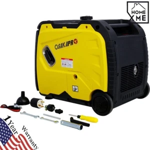 Portable Inverter Generator 4500w Electric Start w/ wheels&Handle 212cc 4 stroke - Picture 1 of 12