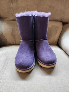 UGG Australia Womens Purple Sheepskin Boots 7 - Picture 1 of 10