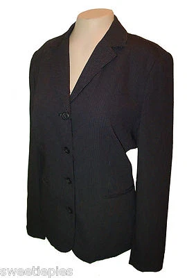 New Blazer, Evan-Picone, Lined Black White-dots Classic-Business  10 - Image 1 of 4