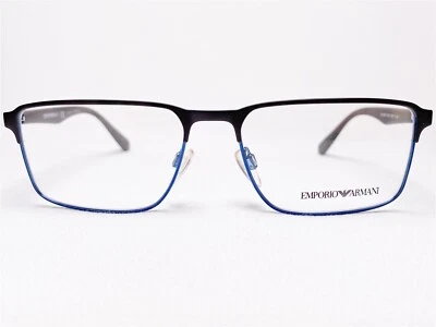 Новый Emporio Armani EA1046 3143 мужские очки оправы матовый коричневый/синий 55/17 ~ 145 - Изображение 1 из 4