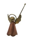 Vintage Angel Candle Snuffer Solid Brass Halo Wings Religious Home Decor
