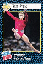 Kerri Strug Gymnast 1992 Sports Illustrated For Kids Card #7