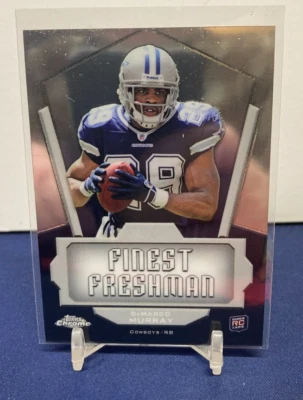 2011 DEMARCO MURRAY Topps Chrome FINEST FRESHMAN #FF-DM Cowboys Sooners - Image 1 of 2