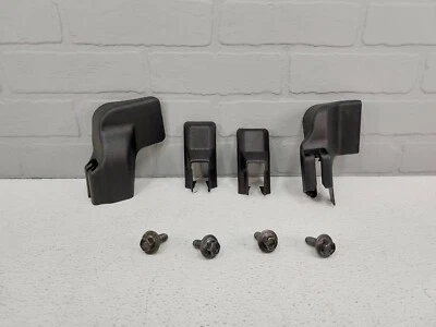 2004-2008 Nissan Maxima SE Front driver seat bolt cover lower base trim Black OE - Image 1 of 4