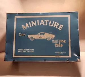 Miniature Cars Metal Box Co. Carrying Matchbox wood Vinatge - Picture 1 of 7