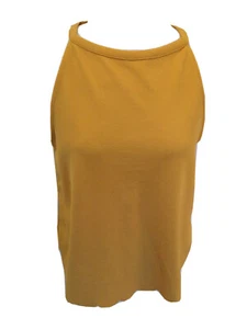 Damas Nuevo Look Dorado Dorado Hanky Dom Chaleco Estilo Prenda para el torso Formal Sin mangas T5262 - Imagen 1 de 5