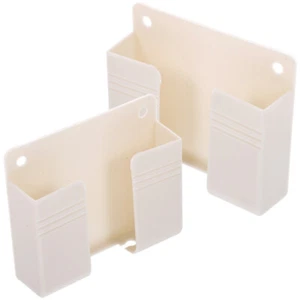 2 Pezzi Supporto Cellulare da Parete Organizzatore Cellulare Supporto Telecomando - Foto 1 di 12