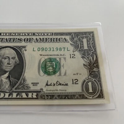 September 3rd 1987 Birthday Anniversary $1 Bill 09031987 Uncirculated Great Gift - Image 1 of 3