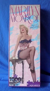 Marilyn Monroe Bernard of Hollywood Pin Up Girl Jigsaw Puzzle 1000pc Aquarius - Picture 1 of 3