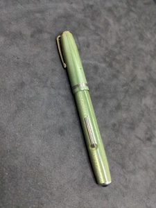 Emerald Green Teal Seafoam Esterbrook 2668 Lever Fill Fountain Pen Rare NOS - Picture 1 of 9