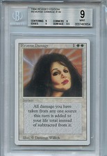 MTG Revised Reverse Damage BGS 8.5 NM-MT+ Magic Card WOTC Amricons 3654