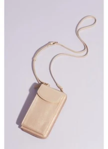 NWT METALLIC PHONE CASE CROSSBODY PURSE - Picture 1 of 6