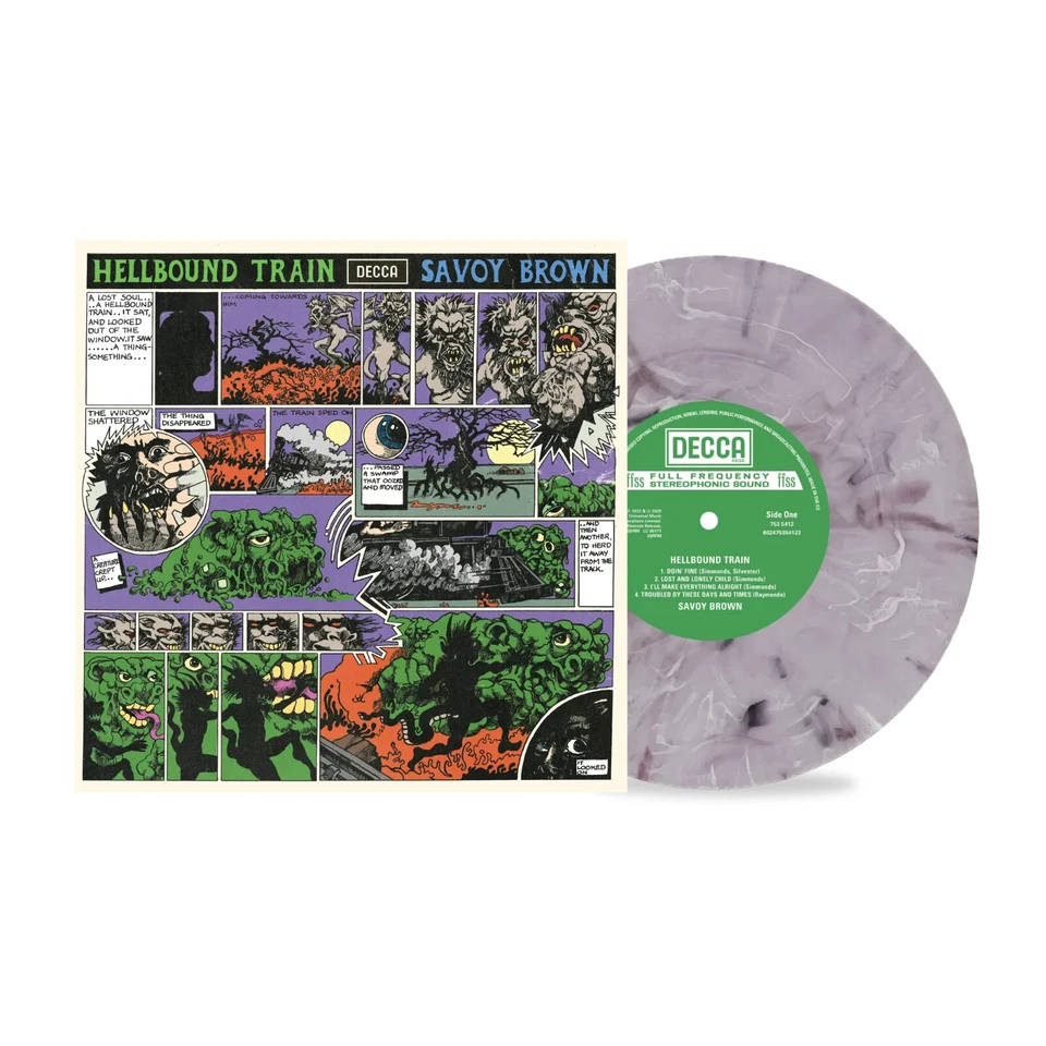 Savoy Brown Hellbound Train Vinile Lp Colorato Grigio e Viola Marble Rsd 2025 - Immagine 1 di 1