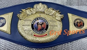 World Kickoxing Federation Championship Gürtel vergoldet Erwachsenengröße - Bild 1 von 6