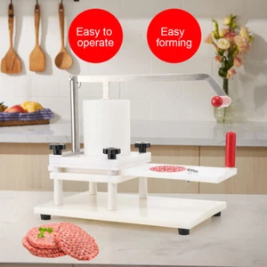 Kommerzieller Burger Patty Maker Manueller Rindfleisch Patty Maker PE Fleischformprozessor - Bild 1 von 11