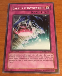 Yu Gi Oh! Karte Beschwörungsfehler DP09-FR028 (common) 1. Auflage NEU - Bild 1 von 2