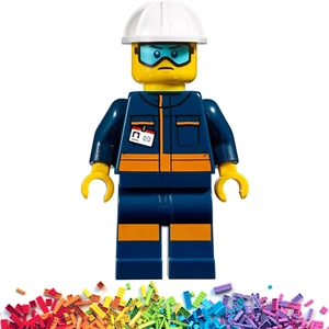 ☀️ New LEGO™ City - Ground Crew Technician Male Jumpsuit From 60229 - Picture 1 of 1