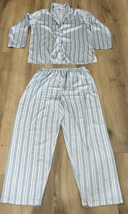 Victoria's Secret Damen Pyjama Set Langarm gestreift seidig gestreift Medium - Bild 1 von 7