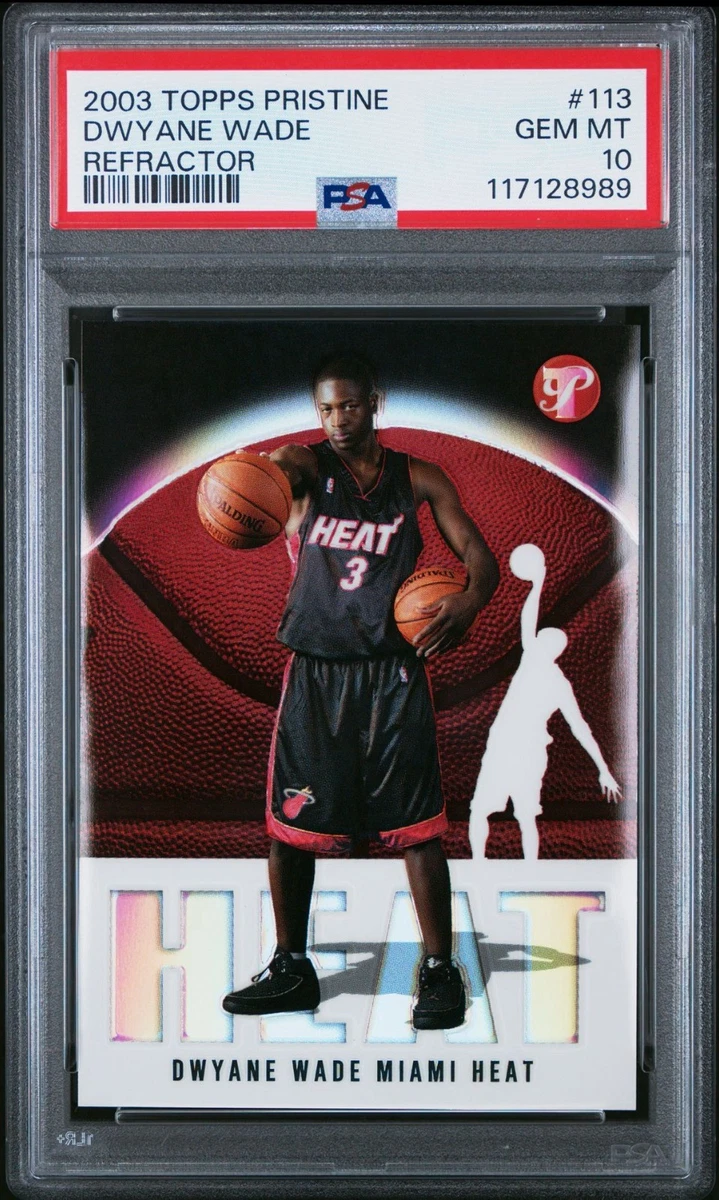 Dwyane Wade Basketball Grade 10 Serial Numbered Sports Trading