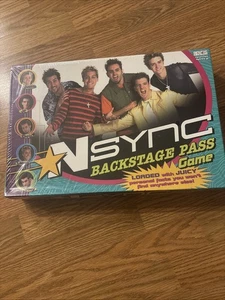 NSYNC Backstage Boys Pass Juego de Mesa 2000 Parche Nuevo Precintado De Colección - Imagen 1 de 2
