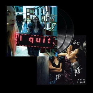 Haim SIGNED “I Quit” 2LP Vinyl Spotify Fans First Auto Autographed Insert - Picture 1 of 4