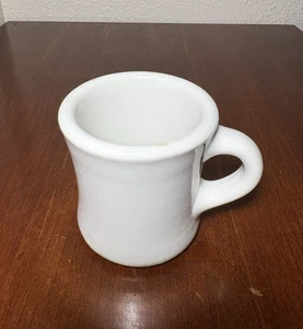 Vintage Sterling Vitrified China Coffee Mug Heavy Restaurant Cup, Ivory - Picture 1 of 6