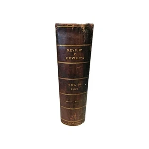 1899 Review of Reviews News War of 1898 Vol. 20 Stanley Auto - Foto 1 di 8
