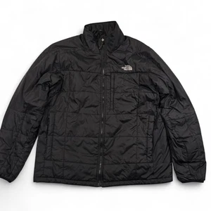 The North Face Uomo XL Nero Puffer Jacket Cappotto Leggero Primaloft - Foto 1 di 13