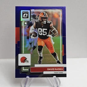 David Njoku 2022 Panini Donruss Optic Purple Refractor #48 /50 Browns - Picture 1 of 2