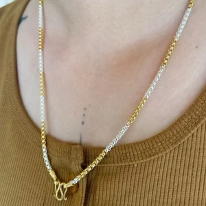 Bead 18k 20k 22K 24K Thai Yellow Gold Plated  Necklace Jewelry Women 24 in - Picture 1 of 4