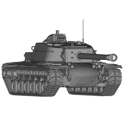 3d printed 1/72 tank game American T110E4 tank Unpainted model kit - Image 1 of 3