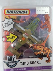 Matchbox Skybusters Dino Soar Flugzeug Licht und Sound selten neu funktioniert J3781 RAR - Bild 1 von 5