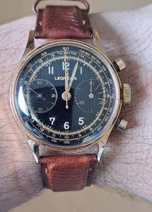 Seltener Vintage LEONIDAS Chronograph 1940er – Voll funktionsfähig - Picture 1 of 13