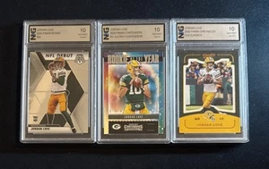 Lote 3X Jordan Love Rookie 2020 Mosaico, Contenders Calificado NXG 10 - Imagen 1 de 2